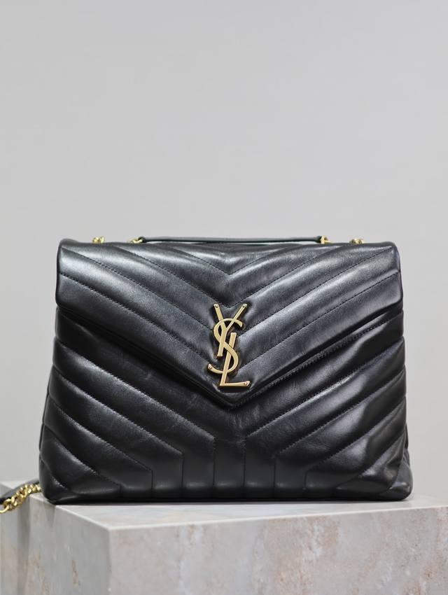 loulou 32Cm Black With Gold Buckle Y's Classic Hit, The Most Practical And Ve