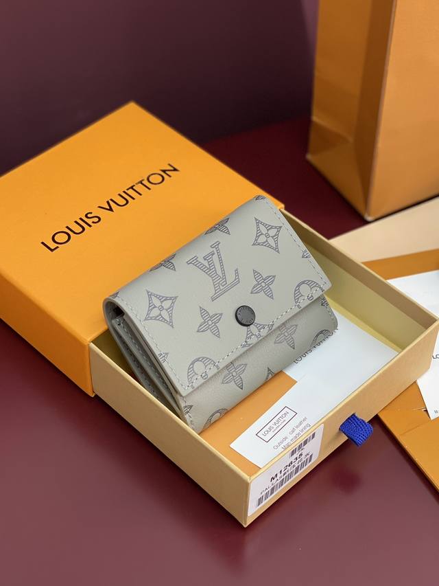 m12635 New Embossed Ice Grey Victor Wallet This Small Victor Wallet Is Made O