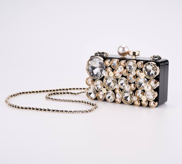 ohanel 25K Autumn And Winter Haute Couture Collection Diamond Box Evening Bag