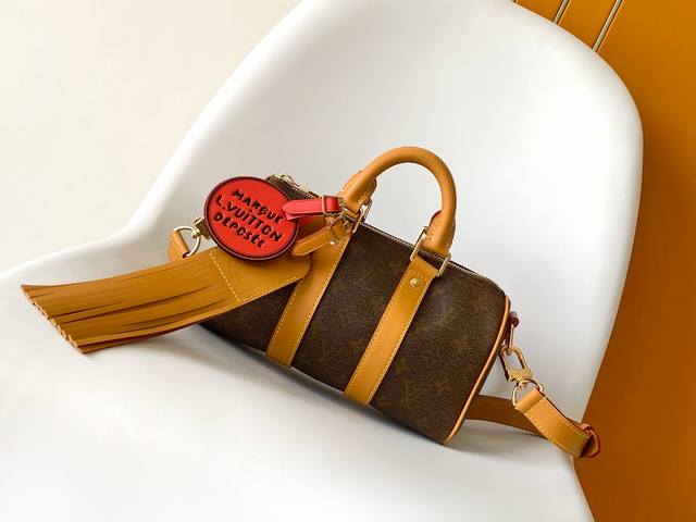Change Chip Version Top Original M11542 New Keepall Bandouli Re 25 Handbag Draws
