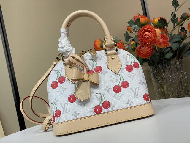 Top Original Replica Exclusive Real Shot Lv X Tm Alma Bb M14234 White Blossom Ch