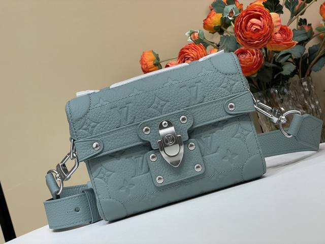 Exclusive Real Shot Of The Top Original Replica Soul Trunk Box Handbag M13871 Bl