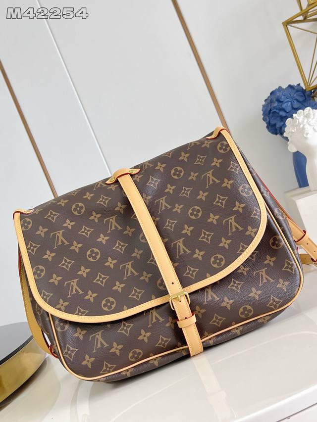 Factory Price P Top Original M42254 Made Of Monogram Canvas, The Medium-Sized Sa