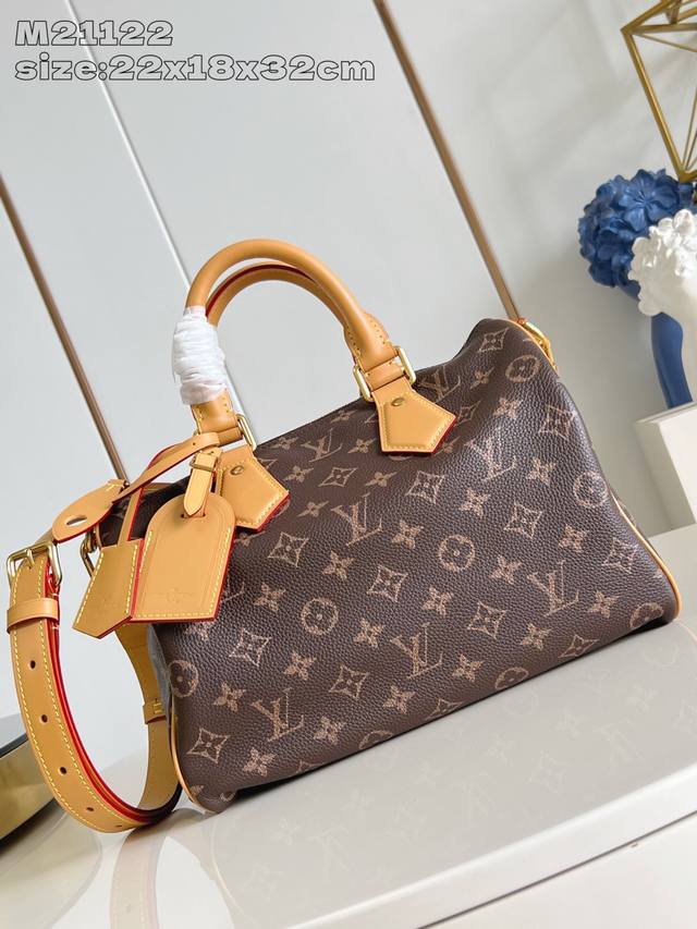 Factory Price P Top Original M21122 Coffee Speedy P400 Bandouli Re 30 Handbag Is