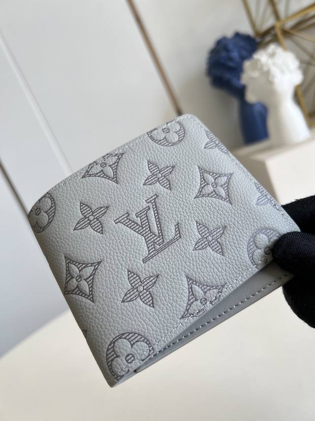 Factory Price P Top Original M14802 Ice Gray Multiple Wallet Made Of Monogram Ca