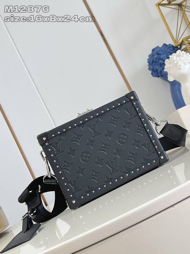 Factory Price P Top Original M12876 Clutch Box Handbag Pays Tribute To Louis Vui