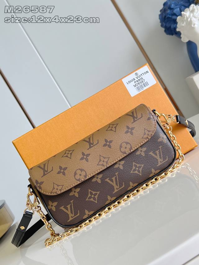 Factory Price P Top Original M26587 This Wallet On Chain Ivy Handbag Is Made Of