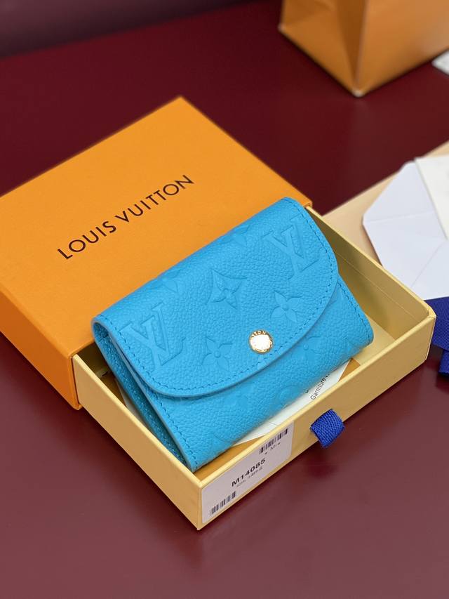 Factory Price P M14085 Lake Blue Chip Edition This Rosalie Coin Purse Is Made Of