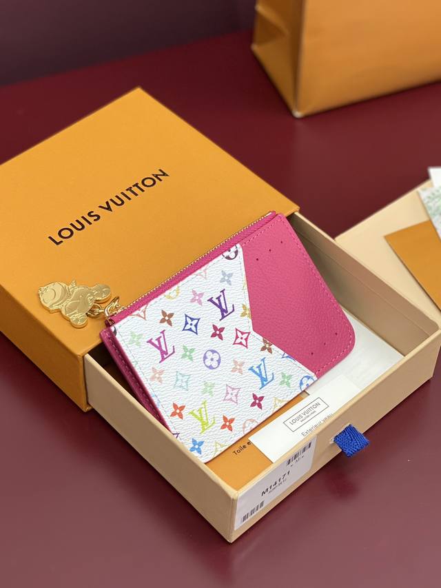Factory Price P M14171 Rose Red Chip Version Romy Card Holder From Louis Vuitton