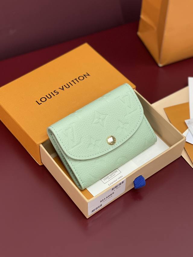 Factory Price P M14085 Green Chip Edition This Rosalie Coin Purse Is Made Of Mon