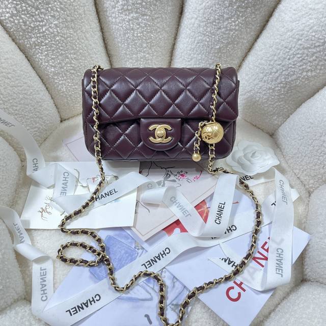Color: Burgundy New Chanel Flap Bag Model: As1787 I Really Like This Bag After I