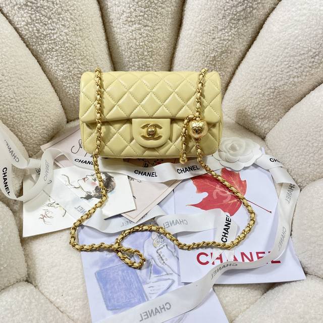 Color Cream Yellow Chanel New Flap Bag Model As1787 I Really Like This One After