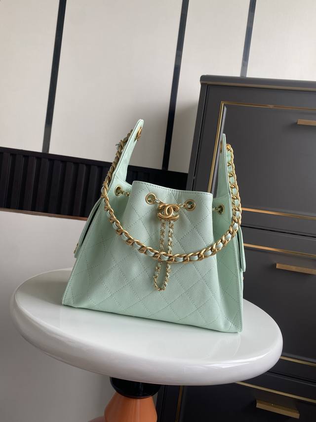 Spot 25C Ball Pattern Hip-Hop Bag Chanel Hobo Underarm Bag Hippie Underarm Bag S