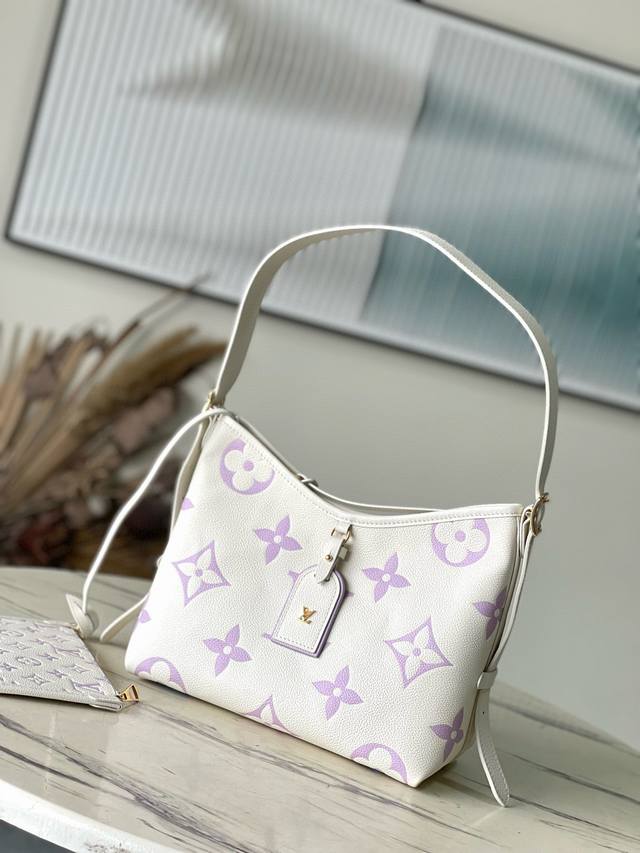 Top Layer Leather, Top Quality Original M46288 Purple Silk Screen Matching Detai