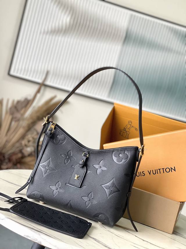 Top Layer Leather Top Grade Original M46288 Black Carryall Small Handbag Made Of