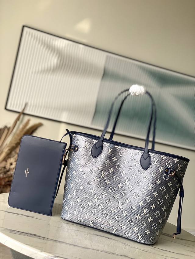 Top-Grade Original M22921 This Neverfull Medium Handbag Is Made Of Monoglam Coat