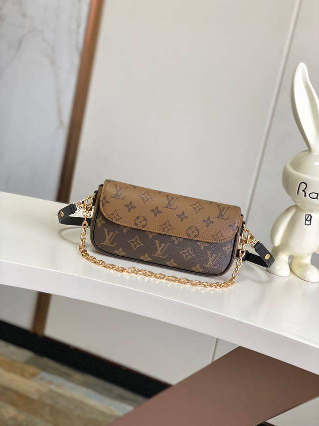 Top Original Dynamic Chip Version M26587 Yellow Flower M81911 Wallet On Chain Iv