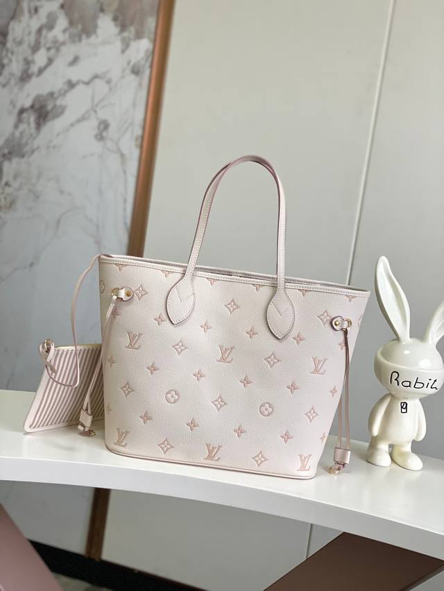 Top Layer Leather Top Original 163 Chips Neverfull Mm Medium Handbag M14285 Crea