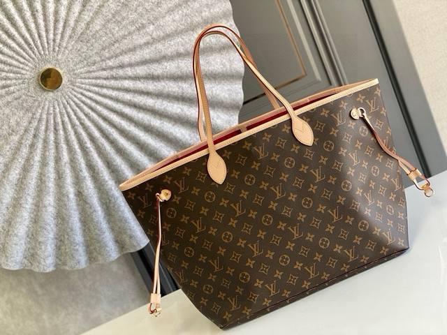 Large Steel Nails Top Original M40991 Neverfull Large Handbag Neverfull New Inte