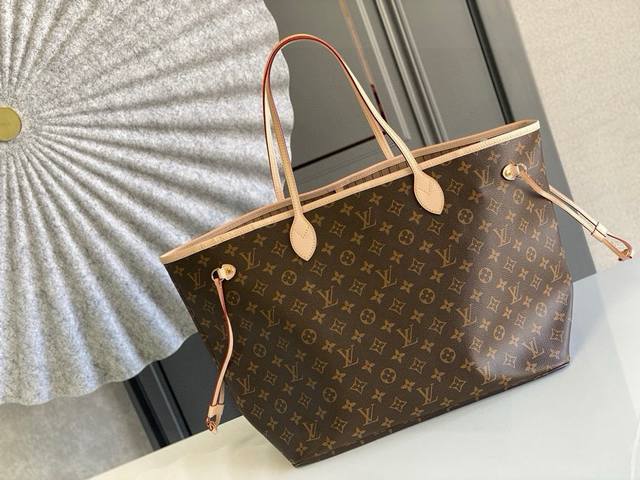 Large Steel Nails Top Original M40990 Neverfull Large Handbag Neverfull New Inte