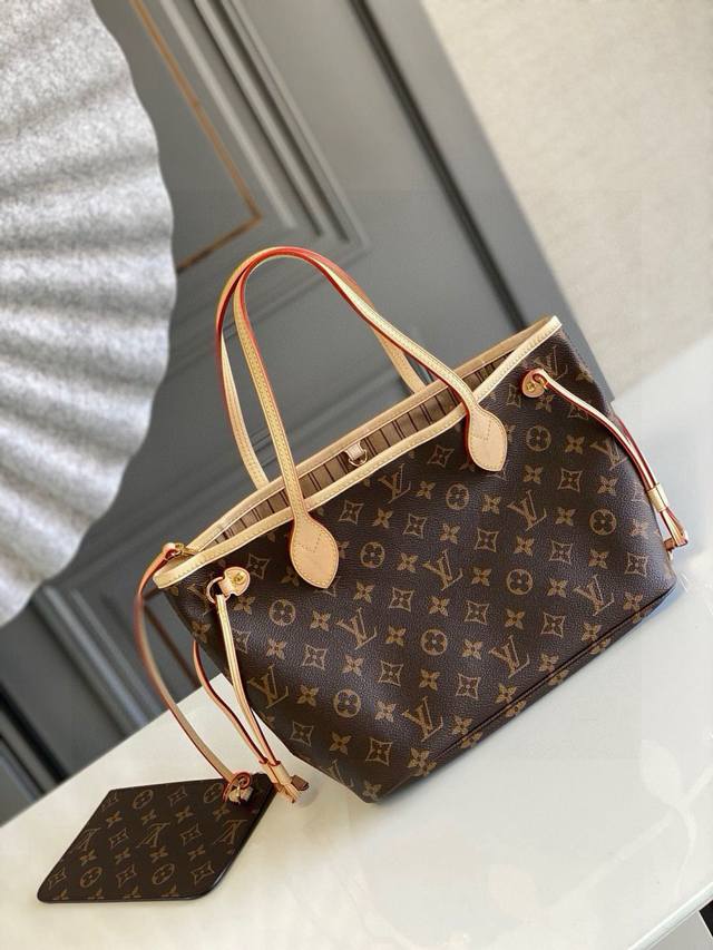 Small Steel Nails Top Grade Original M41000 Apricot Neverfull Pm This Neverfull