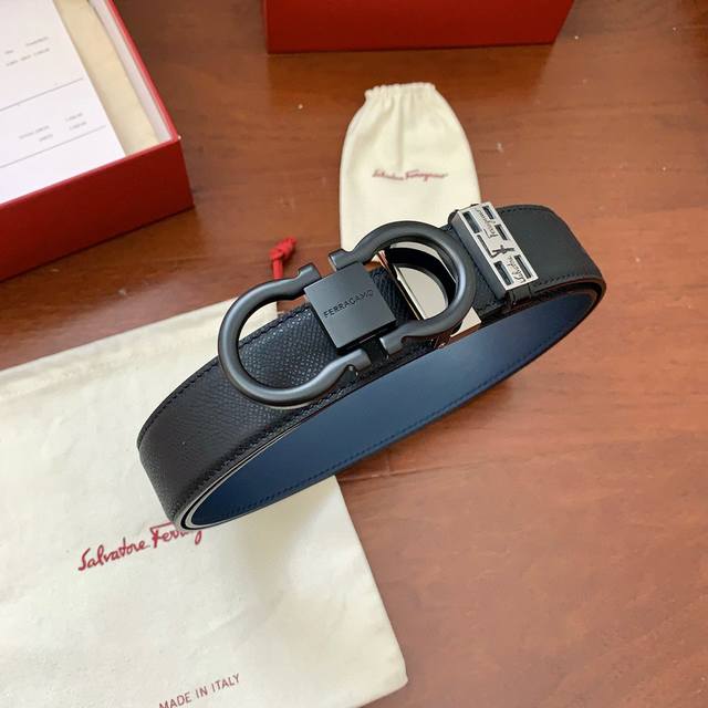 With Genuine Packaging, Original Salvatore Ferragamo Buckle, New Boutique Logo,