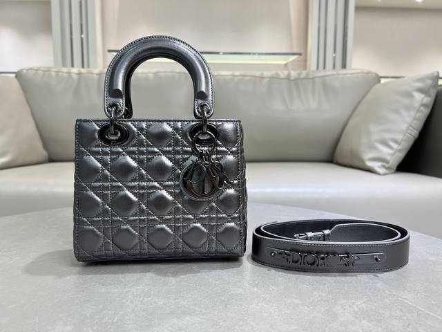 Top Original Lady Dior My 20Cm Grab The Color And Grab The Buckle The Four-Grid