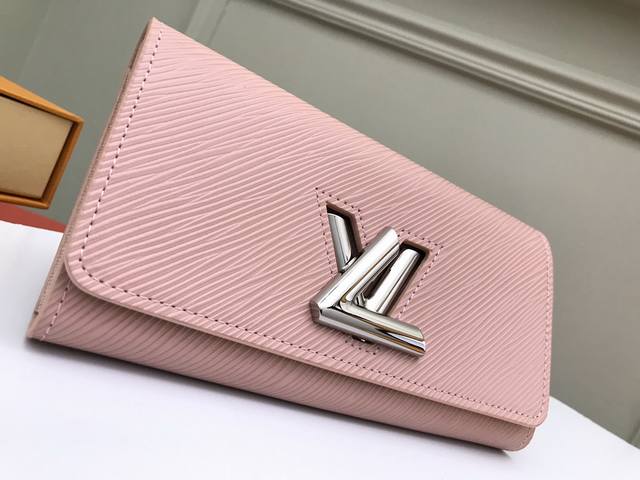 Genuine Top Original M61178 Pink Twist Wallet Is Made Of Epi Leather. It Combine