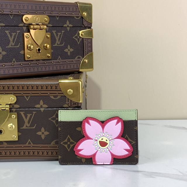 Top-Grade Original M13439 This Card Holder Is From The Louis Vuitton X Takashi M