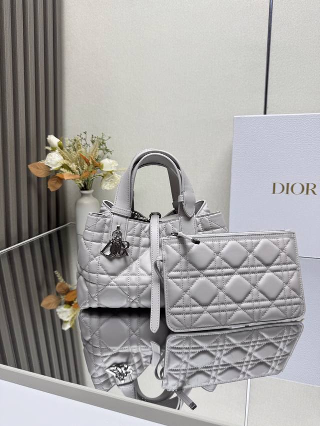 Top-Grade Original Toujours Handbag, New Color, Soft Gray, Small Size This Toujo