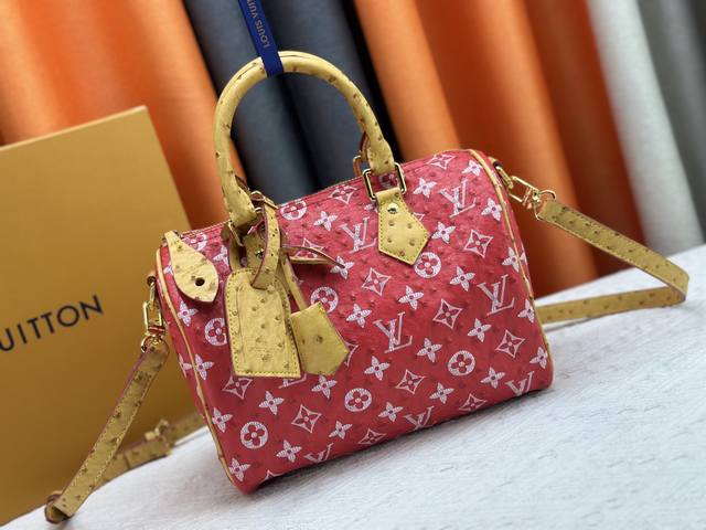 m24424 M24420 M24433 M88227This Speedy Bandouli Re 25 Monogram Leather Handba