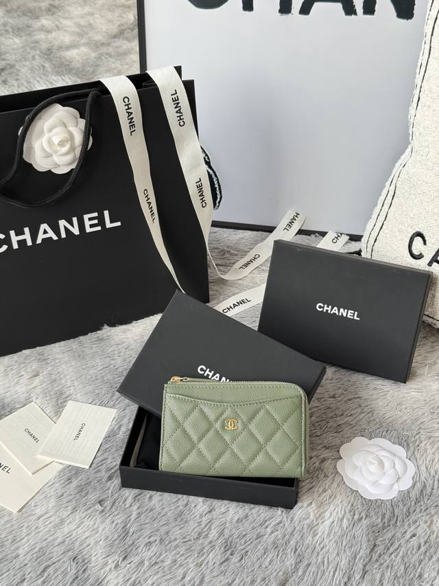 cchanel New Product For The Year Chanel 7-Shaped Single-Pull Card Bag Origina