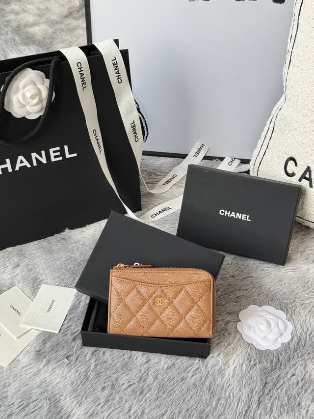 cchanel New Product For The Year Chanel 7-Shaped Single-Pull Card Bag Origina