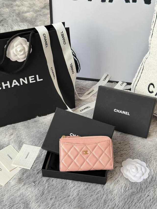 cchanel New Product For The Year Chanel 7-Shaped Single-Pull Card Bag Origina