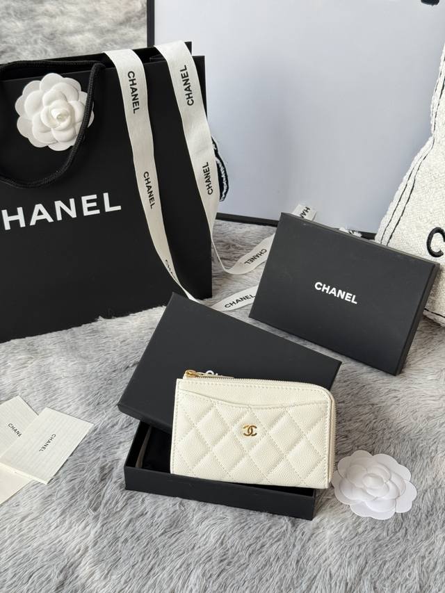 cchanel New Product For The Year Chanel 7-Shaped Single-Pull Card Bag Origina