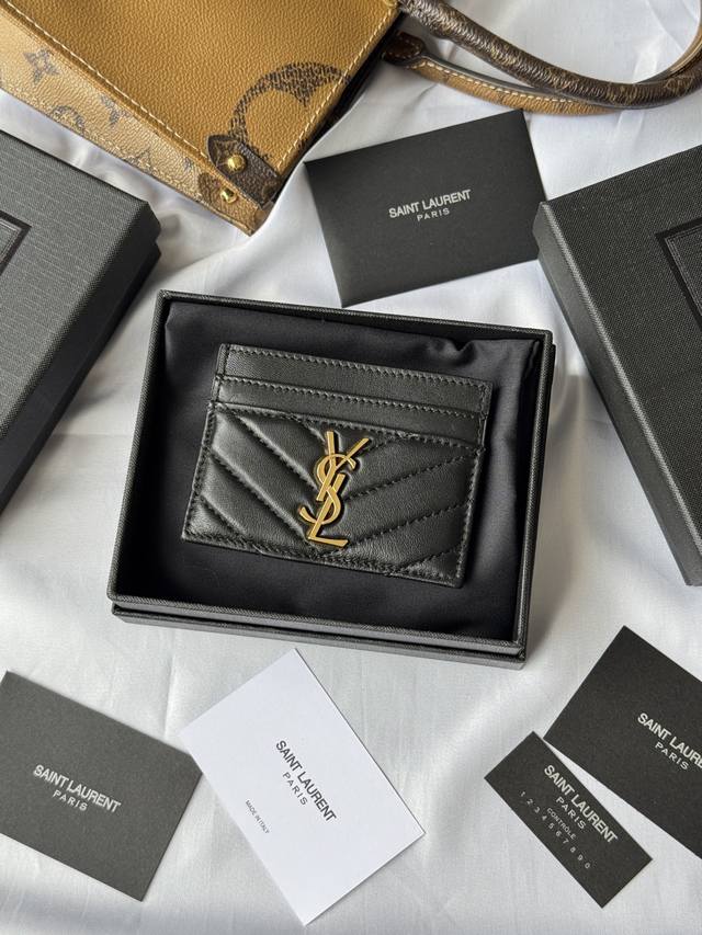 ysl Classic Card Holder Made Of Lambskin Monogram Saint Laurent Card Holder D