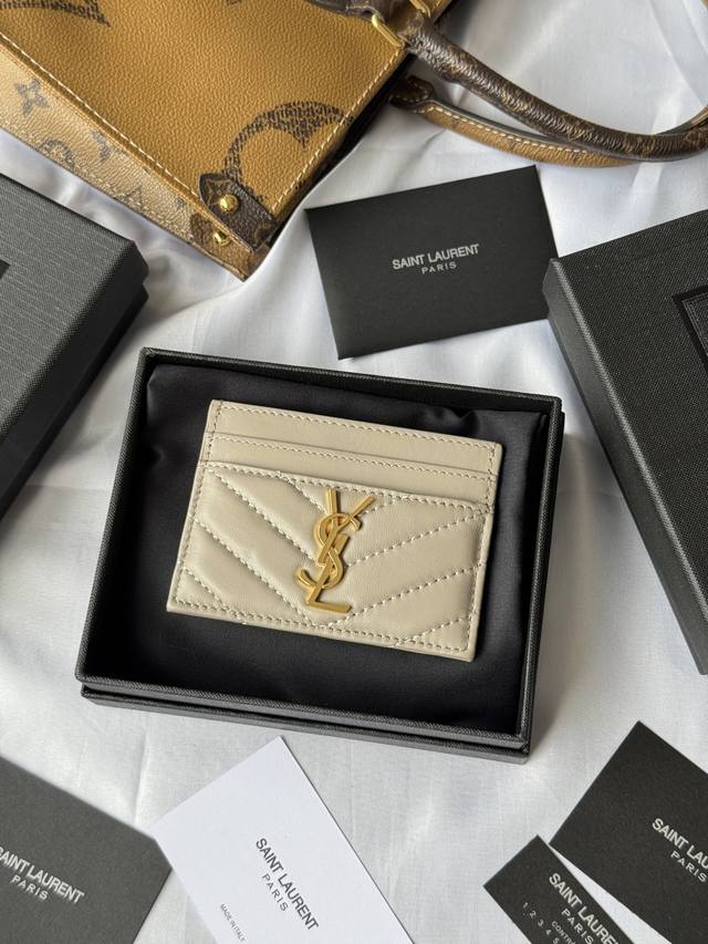ysl Classic Card Holder Made Of Lambskin Monogram Saint Laurent Card Holder D