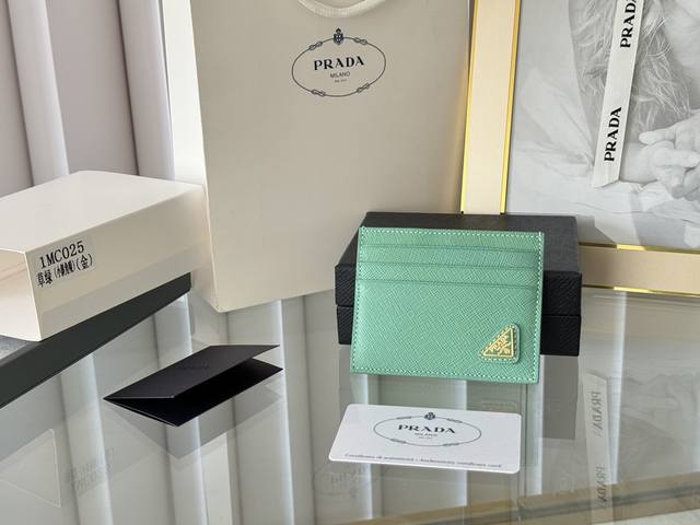 Prada Classic Women's Card Holder Counter Official Website Synchronized Genuine