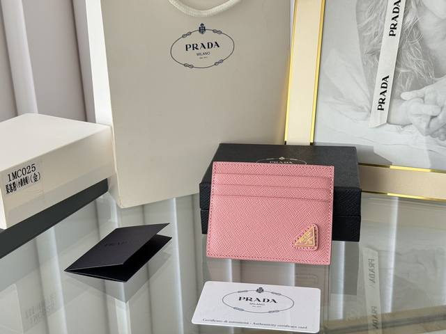 prada Classic Women's Card Holder Counter Official Website Synchronized Genui