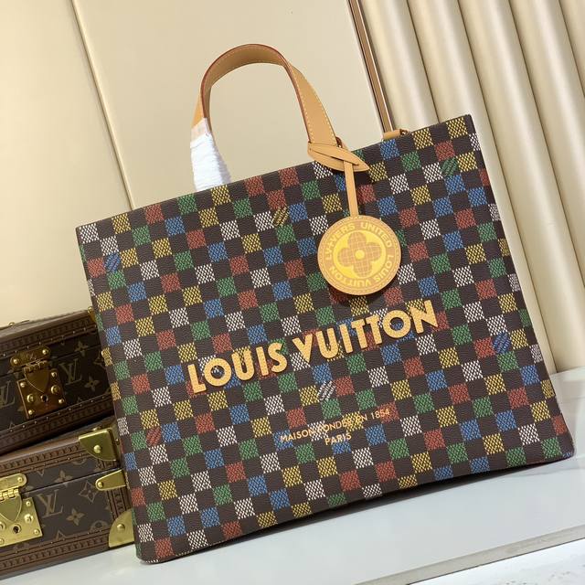 Top Original M00192 Colorful Shopping Bag Square Bag Shoer Tote Handbag As Part