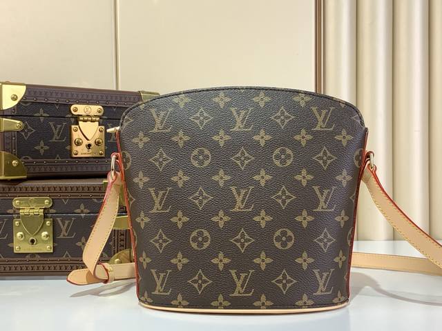 Top Original Second-Hand Bag M51290 Classic Monogram Fabric + Adjustable Shoulde