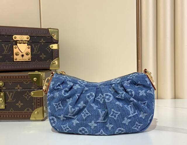 Top Quality Original Pochette Valley Handbag M13571 Denim Pochette Valley Handba