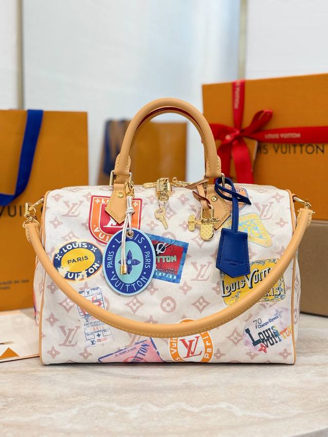 speedy Soft 30 Handbag M14587 This Speedy Soft 30 Handbag Interprets The Mono