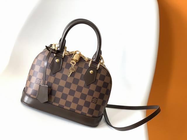 alma Bb Handbagn41221 Brown M53152 Old Flower Top Original Single Originated