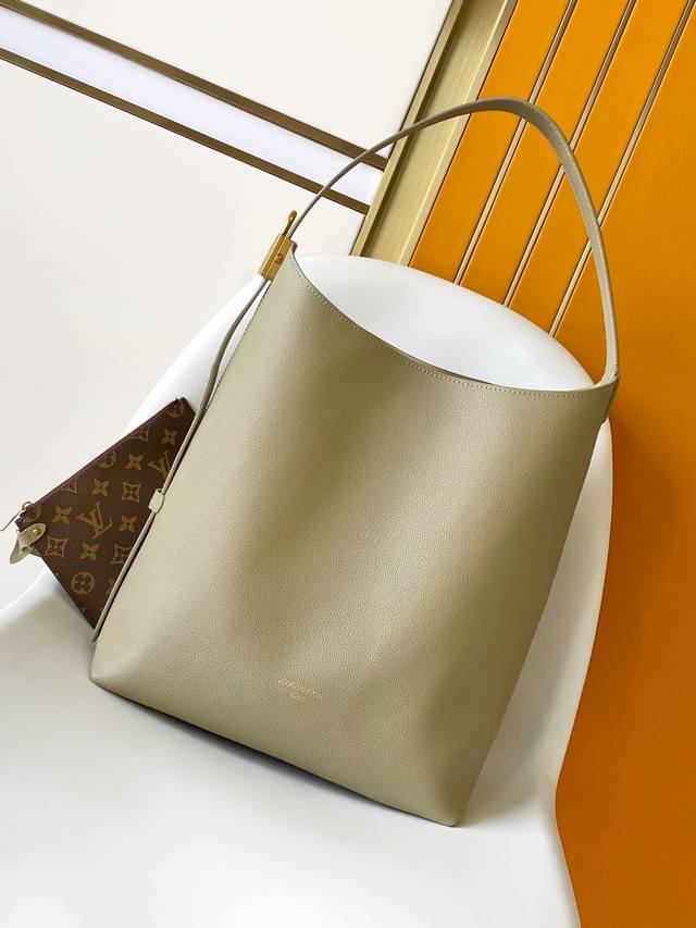 Top Original Single Change Chip Version Low Key Hobo Medium Handbag M24988 Green