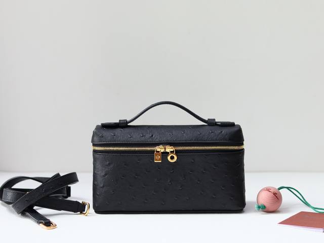 New Product Launched Ostrich Leather Loro Piana L19 Extra Pocket Series Clutch C