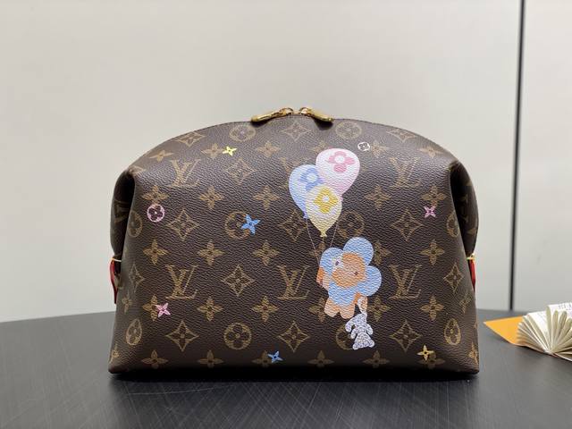 Factory Price P Top Original M14891 Monogram Silk Screen Wash Bag Large Cosmetic