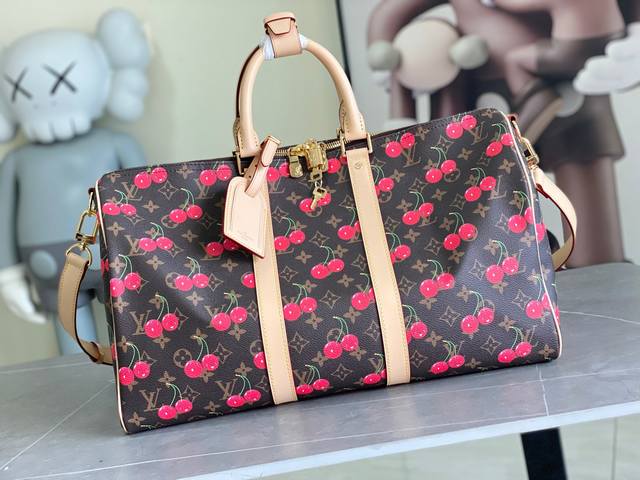Variable Chip This M13764 Keepall Bandouliere 45 Travel Bag Is Made Of Monogram