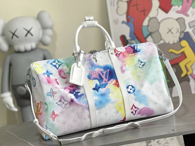 keepall Bandouli Re 50 Travel Bagm45758 Ink On The Official Websitethis Keepa