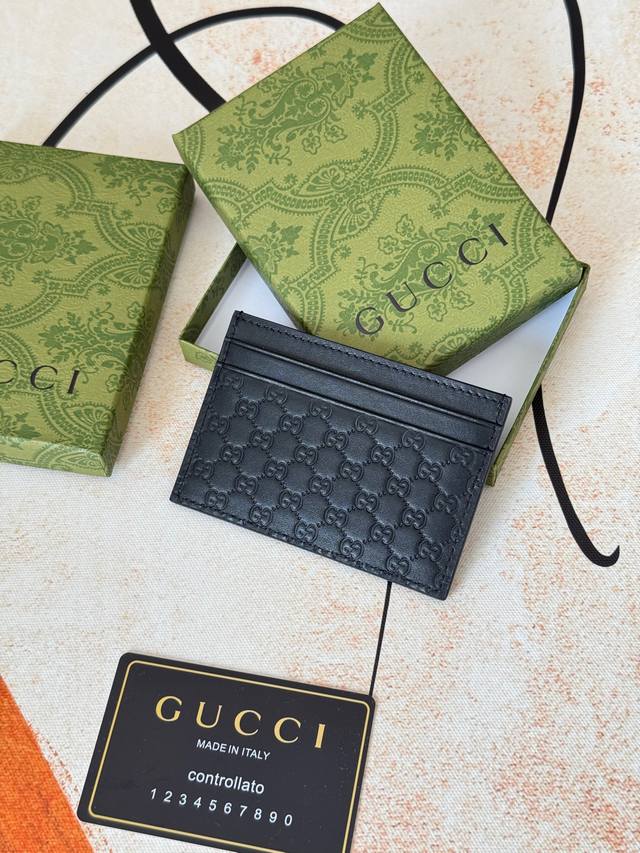 Original Upgraded Version Leather Top Layer Gucci Signature Leather With Clear P